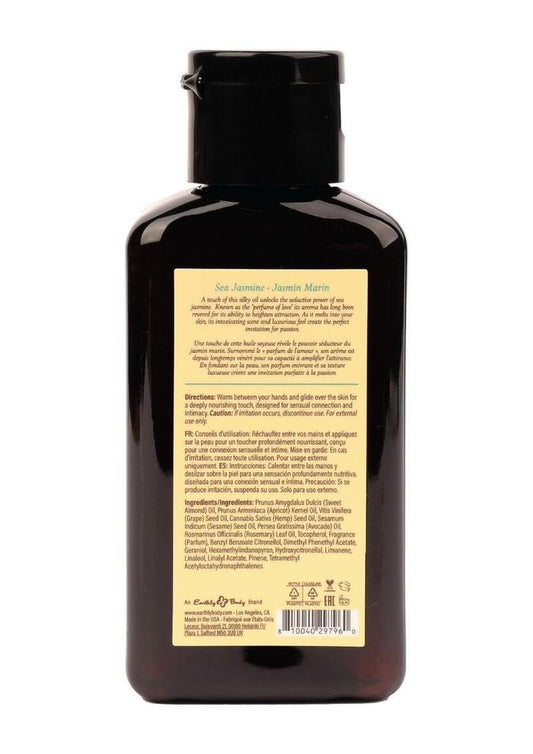 Earthly Body at Night Aphrodisiac Collection Massage Oil 2oz - Sea Jasmine