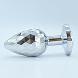 DIAMOND SHAPED ANAL PLUG WITH JEWEL