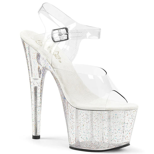 Adore-708MG 7" Heel with Mini Glitter