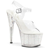 Adore-708MG 7" Heel with Mini Glitter