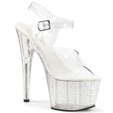Adore-708MG 7" Heel with Mini Glitter
