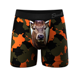 The Bambi Bunchers Orange Camo Deer Ball Hammock® Pouch Underwear With Fly