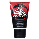 Cock Oil Water-Based Lubricant Squeeze Tube 2oz