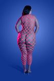 Want It All Reversible Rhinestone Bodystocking & Pasties - Boxed