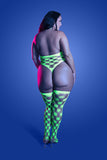 Adrenaline Rhinestone Teddy & Stockings - Boxed