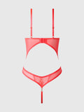 EDEN EMBROIDERED WIREFREE TEDDY
