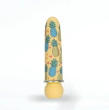 KONA 10-Function Rechargeable Silicone Pineapple Print JAGUAR POWER Bullet