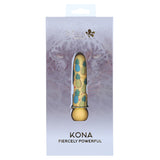 KONA 10-Function Rechargeable Silicone Pineapple Print JAGUAR POWER Bullet