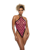 Playboy Ravishing Bunny Halter Teddy - OS