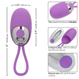 Turbo Buzz™ Bullet with Removable Silicone Sleeve - Purple