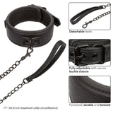 Nocturnal Collection Collar & Leash - Black