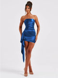 Slim Fit Strapless Bodycon Dress