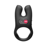 Nos Silicone Vibrating Couples Cock Ring - Black