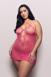 VIXEN Call Me Baby Criss-cross Halter Dress