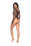 Long Sleeve Fishnet Bodysuit