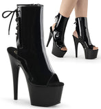 ADO1018 Black Pat 7" Heel