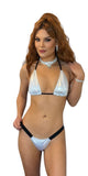 SILVER TIE SIDE BIKINI SET