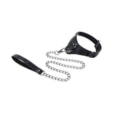 Sportsheets Velvet Noir Collar & Leash