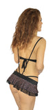 W1321 - DESIGNER TUTU SKIRT SET WITH THONG