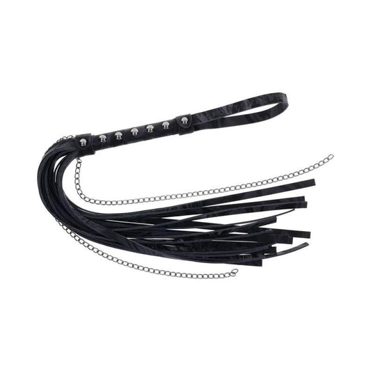 Sportsheets Velvet Noir Chain Flogger