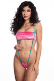 MB Bubblegum Velvet Sling Bikini