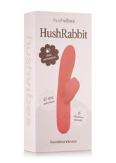 Hush Silicone Rabbit Vibrator - Coral