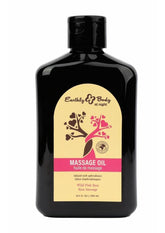Earthly Body at Night Aphrodisiac Collection Massage Oil 8.4oz - Wild Pink Rose