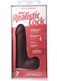 The Realistic Cock with Balls Ultraskyn Removable Vac-U-Lock Suction Cup 7in