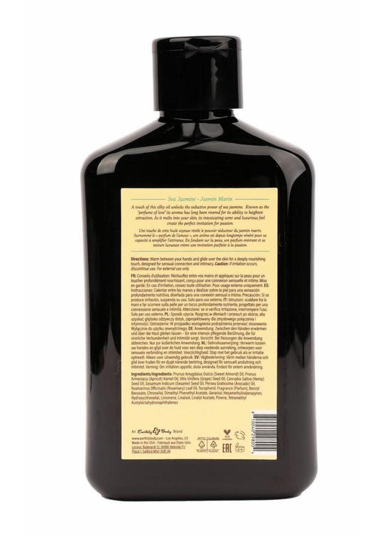 Earthly Body at Night Aphrodisiac Collection Massage Oil 8.4oz - Sea Jasmine