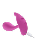 Oly 2 Pressure Sensing App enabled Wearable Rechargeable Silicone Clit & G Spot Vibrator - Pink