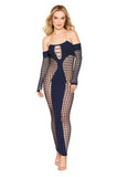 Dreamgirl Seamless Bodystocking Gown with Removable Chain