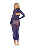 Dreamgirl Eclipse Bodystocking Gown & Shrug - BOXED
