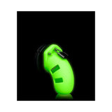 Ouch! Glow in the Dark 3.5 in. Silicone Cock Cage Neon Green