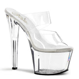 SKY302/C/M CLEAR 7" HEEL