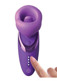 Fantasy for Her Pleasure Sucker Rechargeable Silicone Clitoral Stimulator - Purple