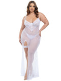 Bridal Livia Sheer Gown & Garter Set