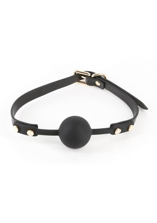 Fetish & Fashion Fran Silicone Ball Gag - Black