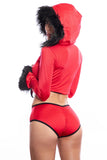 MB1095 VELVET FUR DANCE SET