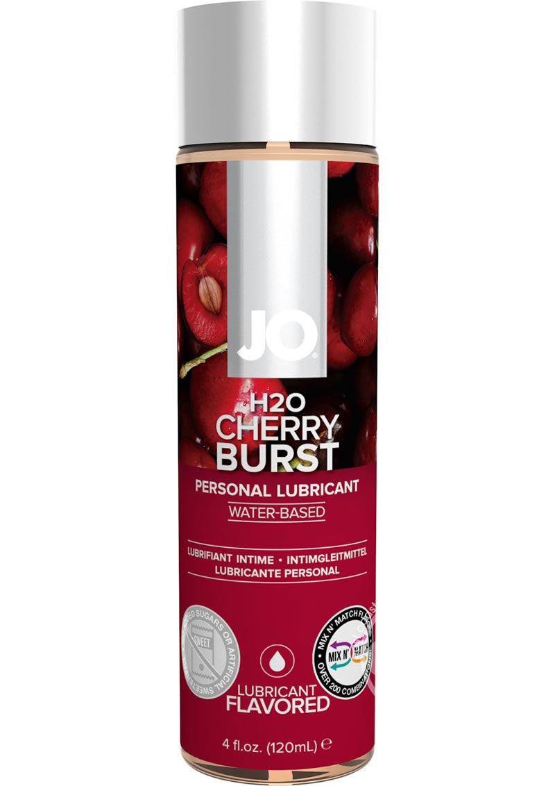 JO H2O Water Based Flavored Lubricant Cherry Burst 4oz