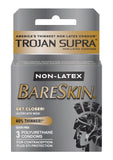 Trojan Condom Supra Microsheer Non Latex Lubricated 3 Pack (DISCONTINUED)