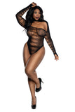 BLACK - LONG SLEEVE BODYSUIT