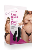 Lace Bikini & Panty Vibe - Black