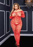 LONGSLEEVE CROTCHLESS BODYSTOCKING