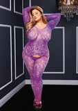 LONGSLEEVE CROTCHLESS BODYSTOCKING