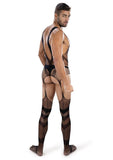 FISHNET OPEN-CROTCH BODYSTOCKING