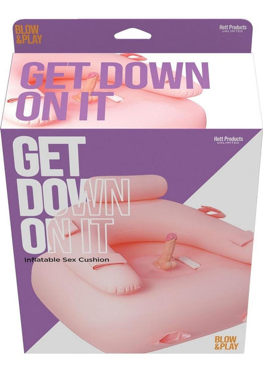 Get Down On It Inflatable Cushion - Fuchsia