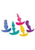 Anal Lovers Kit Silicone Anal Plugs - Multicolor