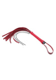 Sex & Mischief Ex's & Oh's Crystal Flogger - Red/Black