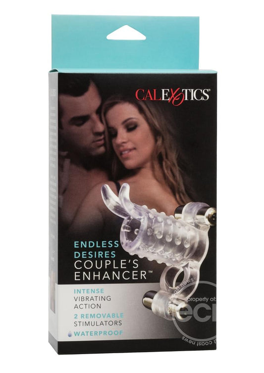 Endless Desires Couples Enhancer with Removable Bullets 4.25in - Clear