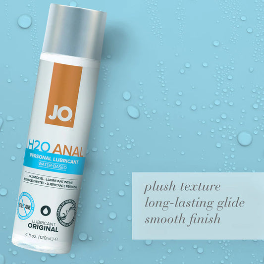 JO H2O Anal Original Water-Based Lubricant 4 oz.